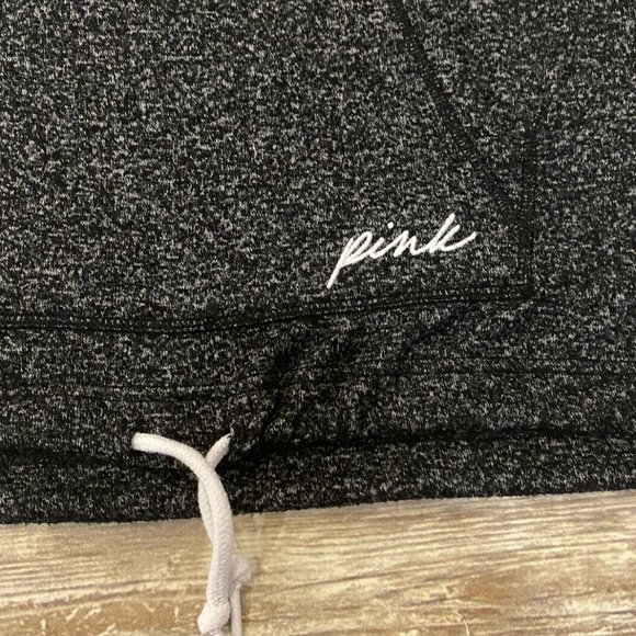 Victoria Secret PINK Lightweight Grey Gray Hoodie - Picture 4 of 4